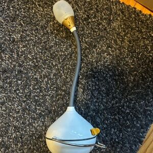 White and Gray Tulip “Camping” Light